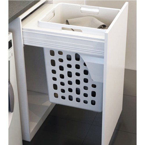 MLD45-48WH Laundry Pull Out Basket